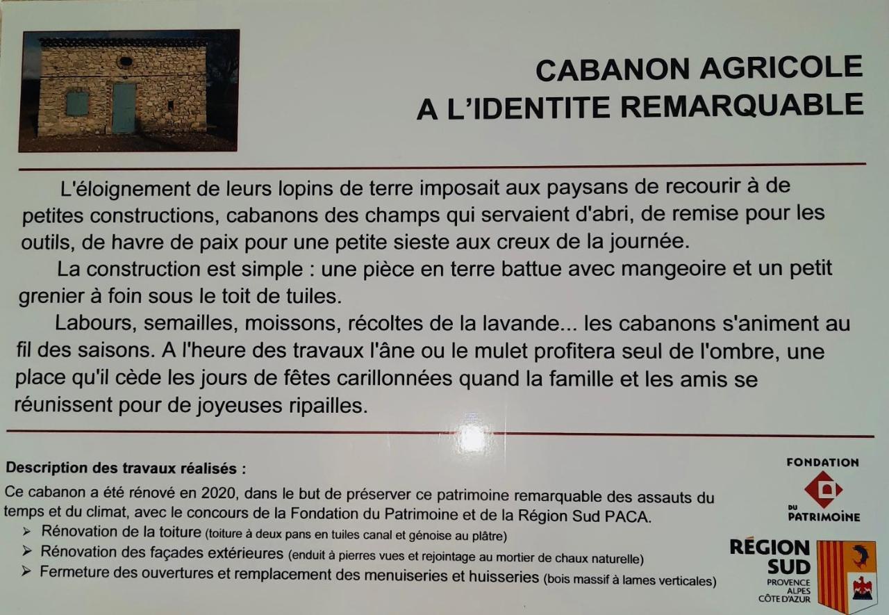 Le Cabanon Des Lavandes Entre Mont Ventoux Et Luberon Sault Eksteriør billede